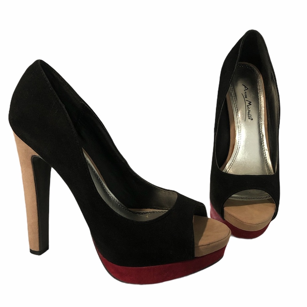 Anne Michelle Peep Toe Stiletto